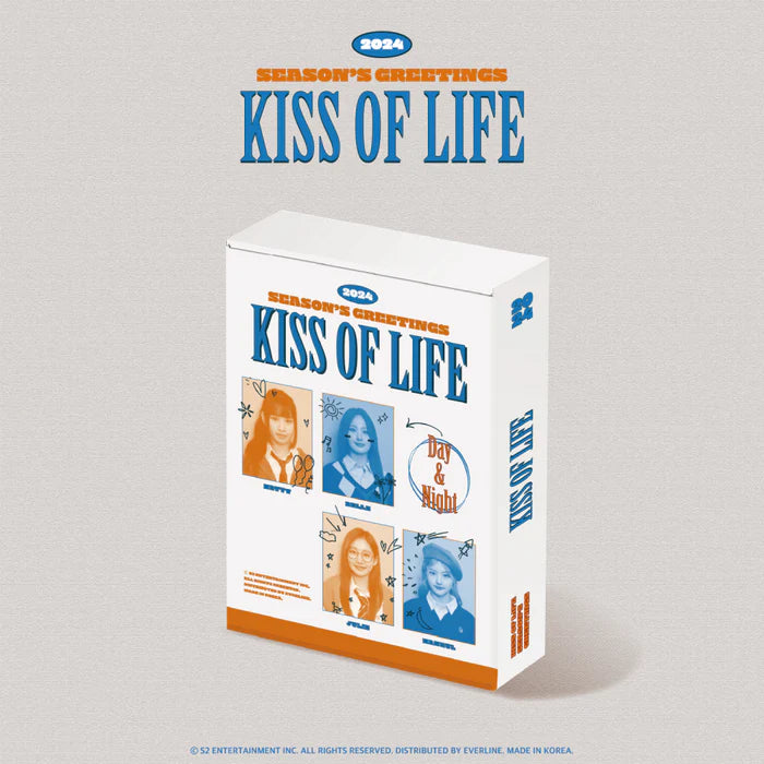 [PRE-ORDER] KISS OF LIFE - 2024 SEASON'S GREETINGS + EVERLINE Photocard