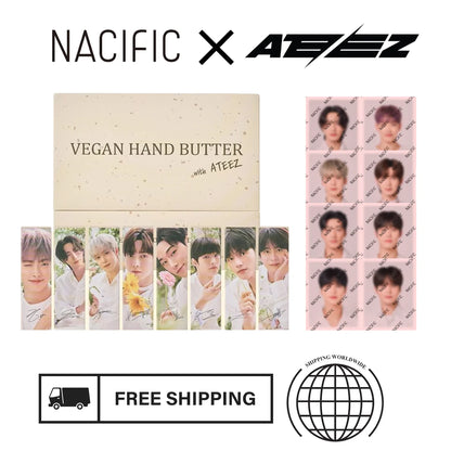 NACIFIC x ATEEZ Vegan Hand Butter Set + ID Photos