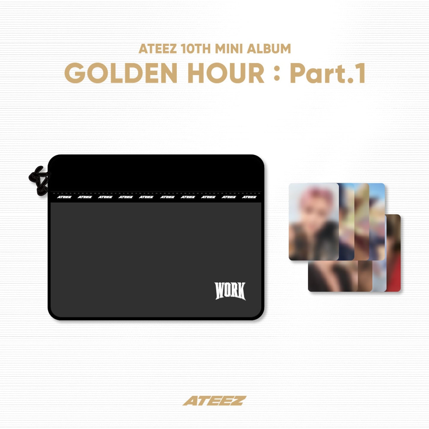 [PRE-ORDER] ATEEZ - [GOLDEN HOUR : Part.1] OFFICIAL MD (TABLET MULTI POUCH)