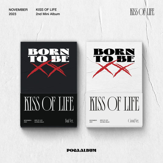 [PRE-ORDER] KISS OF LIFE - 2nd Mini Album [Born to be XX] (POCA ALBUM) + Makestar Photocard