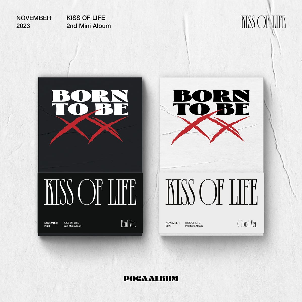 [PRE-ORDER] KISS OF LIFE - 2nd Mini Album [Born to be XX] (POCA ALBUM) + Photocard