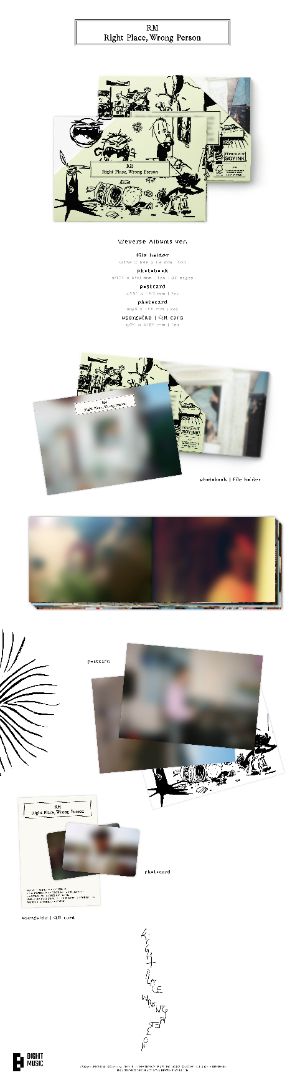 [PRE-ORDER] RM (BTS) - 2nd Album [Right Place, Wrong Person] (WeVerse Ver.)