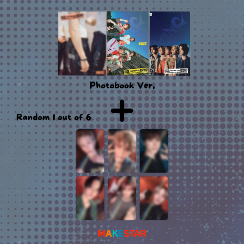 RIIZE - 1ST MINI ALBUM [RIIZING] (Photobook Ver.) + Makestar Photocard