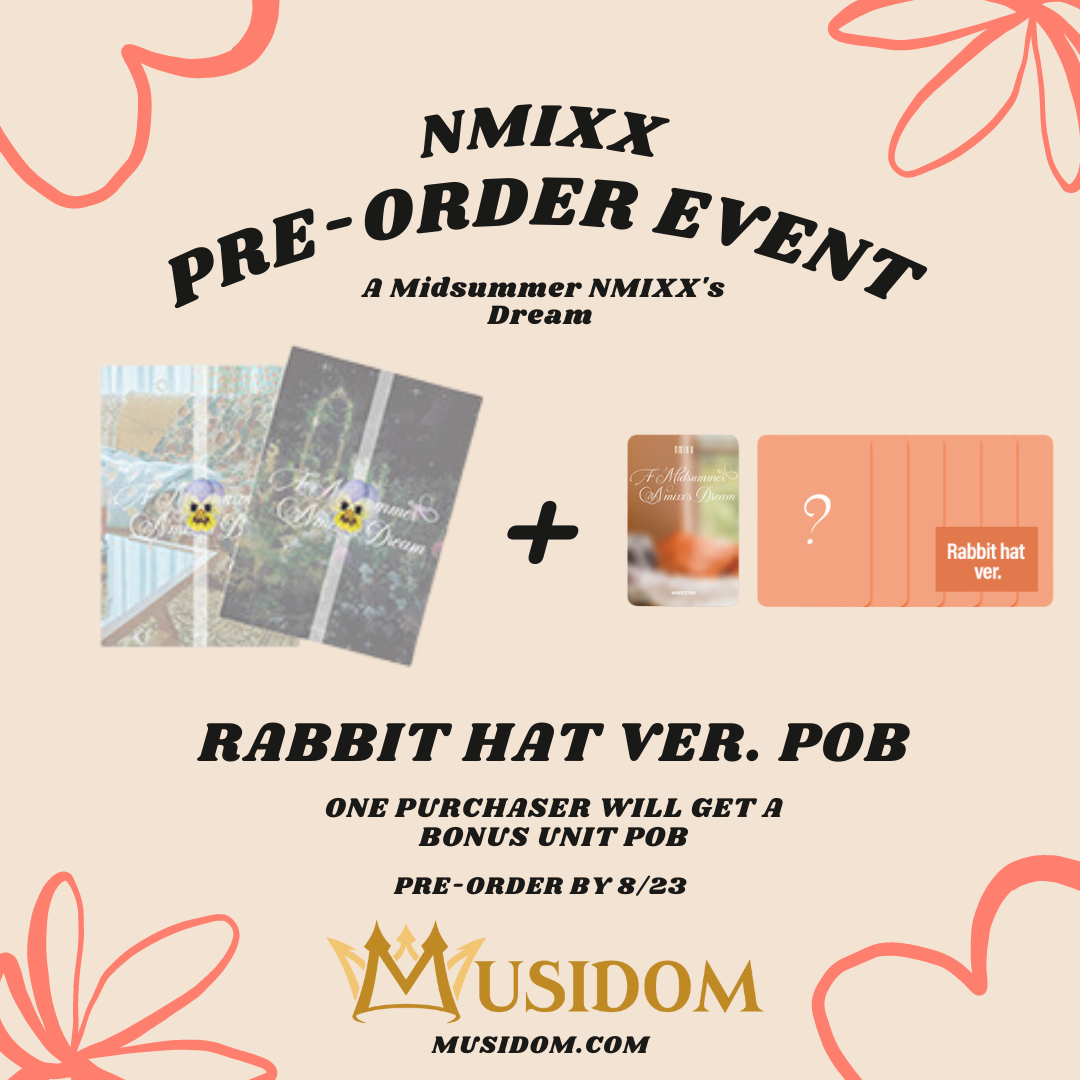 [PRE-ORDER] NMIXX -A Midsummer NMIXX’s Dream + Photocard (Rabbit hat ver.)