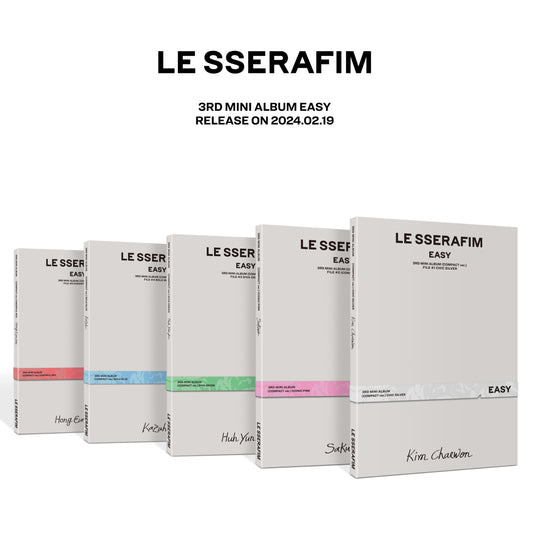 LE SSERAFIM - 3RD MINI ALBUM [EASY] (COMPACT Ver.)