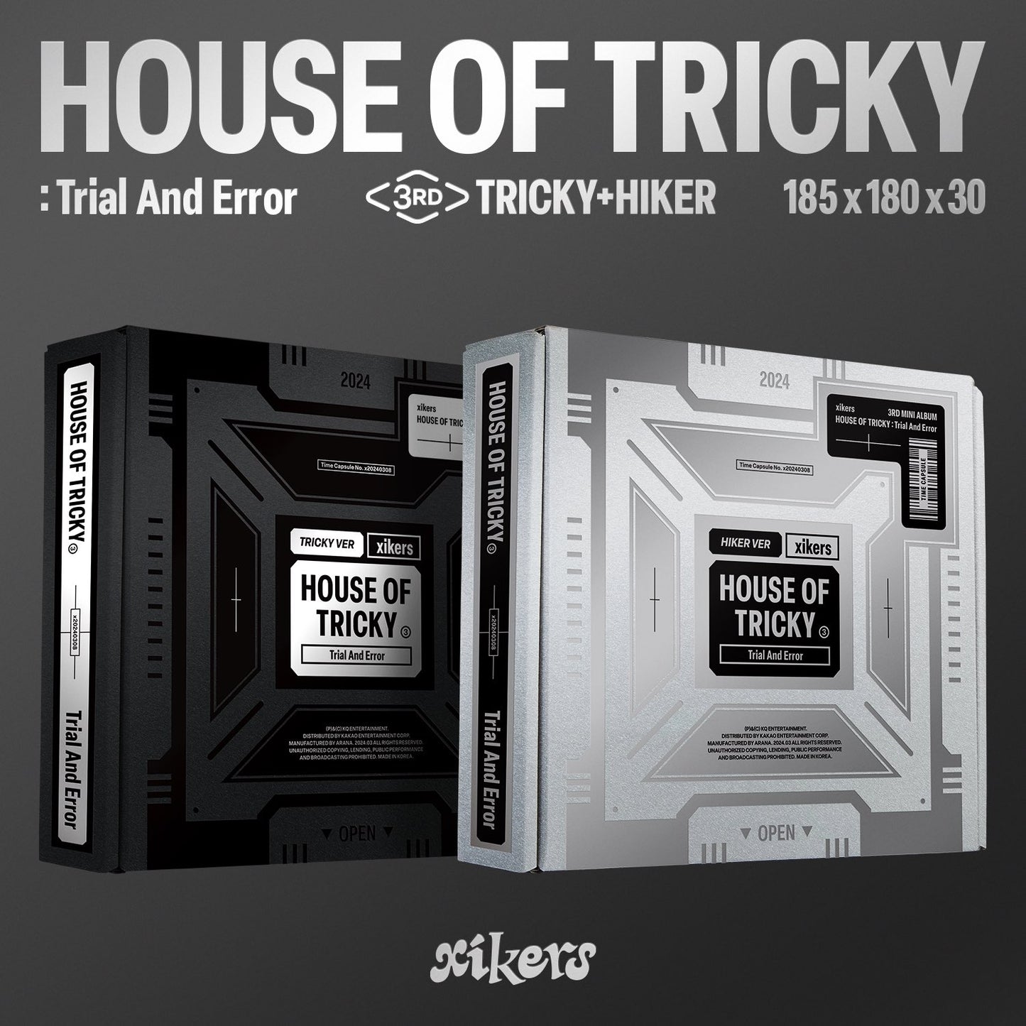 [PRE-ORDER] xikers - 3RD MINI ALBUM [HOUSE OF TRICKY : Trial And Error]