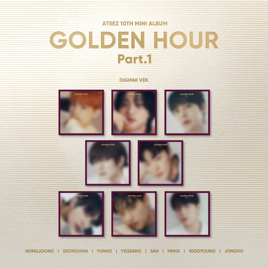 [PRE-ORDER] ATEEZ - 10th Mini Album [GOLDEN HOUR : Part.1] (Digipack Ver.)