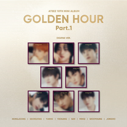 ATEEZ - 10th Mini Album [GOLDEN HOUR : Part.1] (Digipack Ver.)