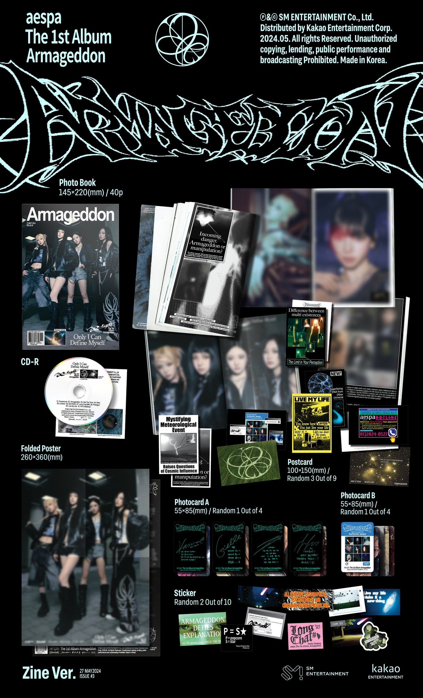 aespa - 1st Full Album [Armageddon] (Zine Ver.)