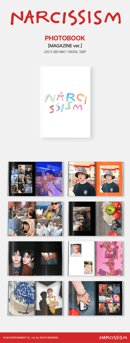 [PRE-ORDER] NARCISSISM : JAEMIN 1st PHOTO EXHIBITION - SPECIAL PHOTOBOOK (MAGAZINE ver.)