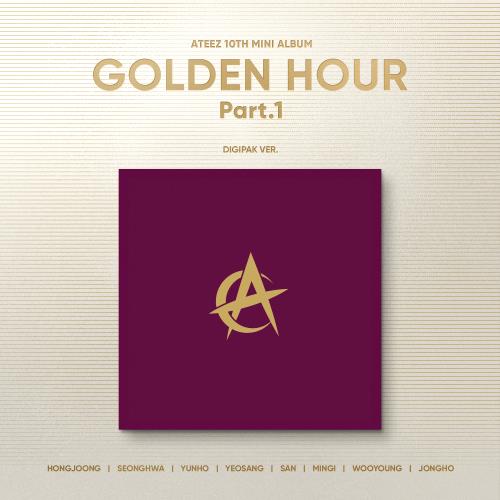 [PRE-ORDER] ATEEZ - 10th Mini Album [GOLDEN HOUR : Part.1] (Digipack Ver.) + TOKTOQ Photocard