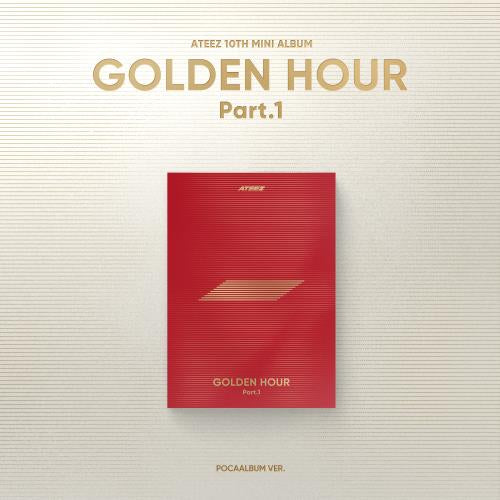 [PRE-ORDER] ATEEZ - 10th Mini Album [GOLDEN HOUR : Part.1] (POCA Ver.)
