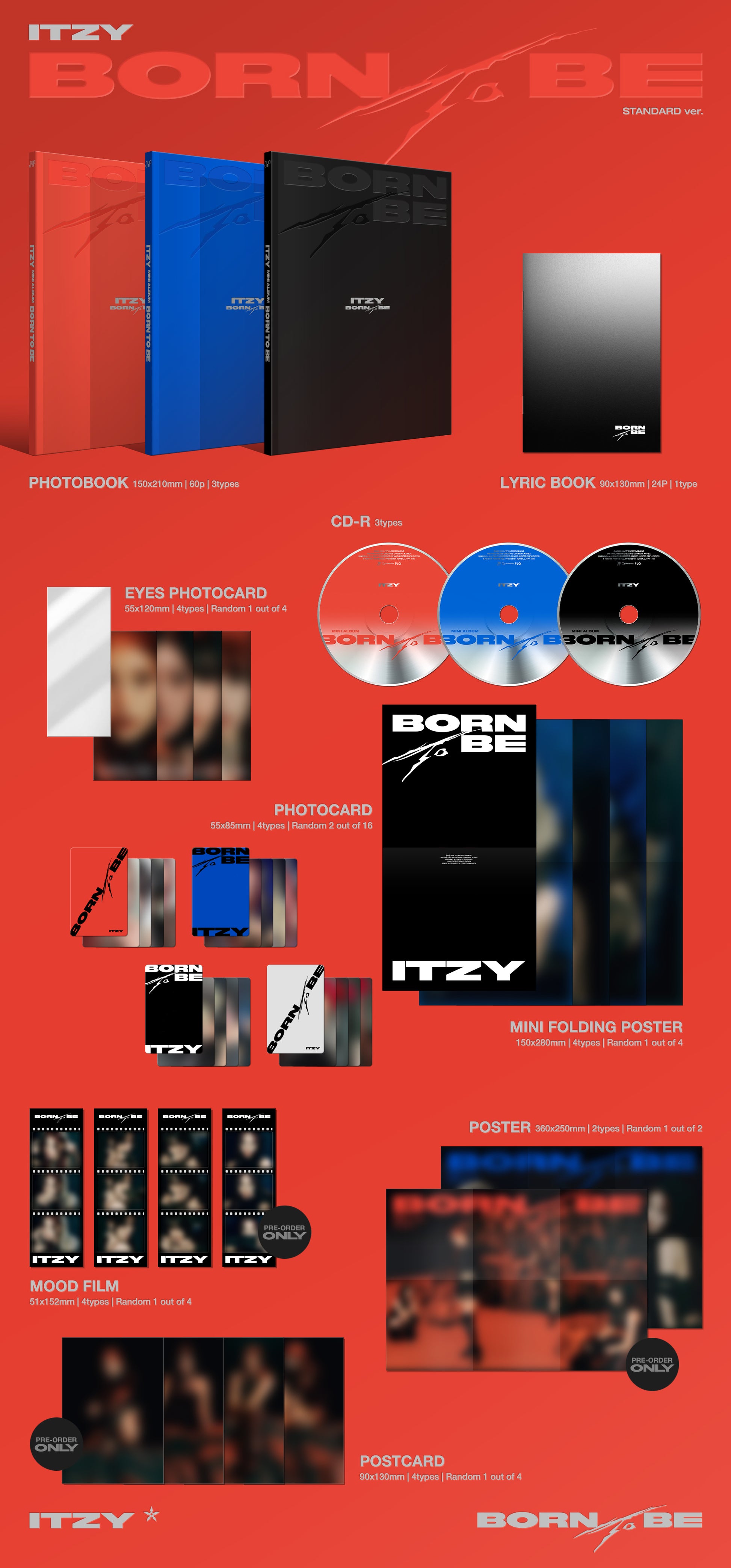 ITZY - [BORN TO BE] PLATFORM Album NEMO 2 Version SET –