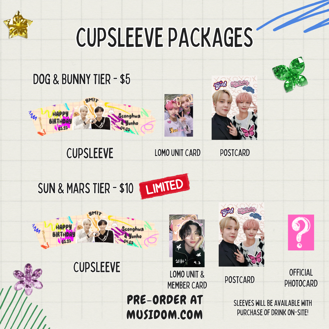 ATEEZ- Yunho & Seonghwa Birthday Cupsleeve Package