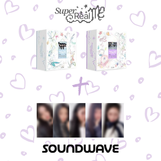 ILLIT - 1st Mini Album 'SUPER REAL ME' + Soundwave Lucky Draw Photocard