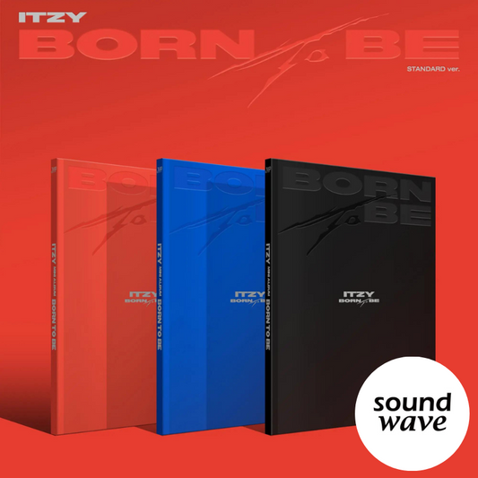 ITZY - [BORN TO BE] (STANDARD Ver.) + Soundwave Lucky Draw Photocard