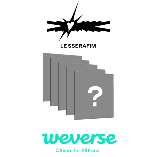 [PRE-ORDER] LE SSERAFIM - 4TH MINI ALBUM [CRAZY] (COMPACT Ver.) + Weverse POB