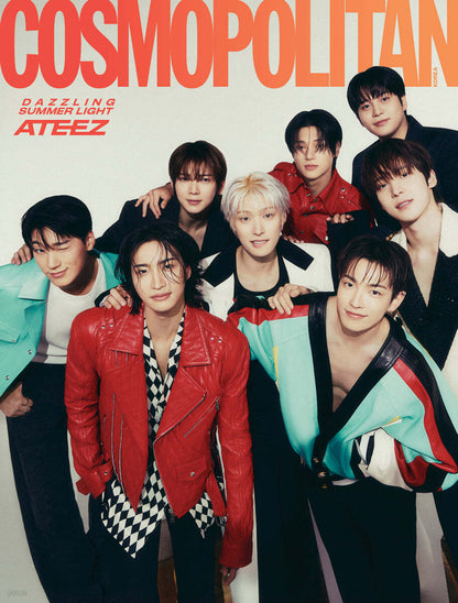 COSMOPOLITAN KOREA 2024.07 (Cover: ATEEZ)