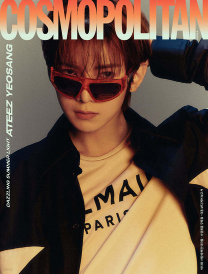 Magazine SINGLES 2024.01 (Couverture : ATEEZ- YEOSANG, SAN, WOOYOUNG)