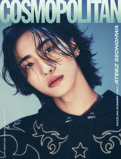 COSMOPOLITAN KOREA 2024.07 (Cover: ATEEZ)