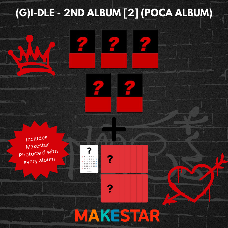 (G)I-DLE - 2ND ALBUM [2] (POCA ALBUM) + Makestar Photocard