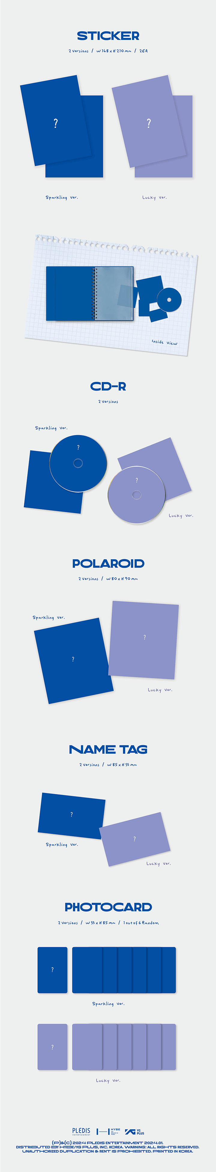 [PRE-ORDER] TWS – 1st Mini Album [Sparkling Blue]