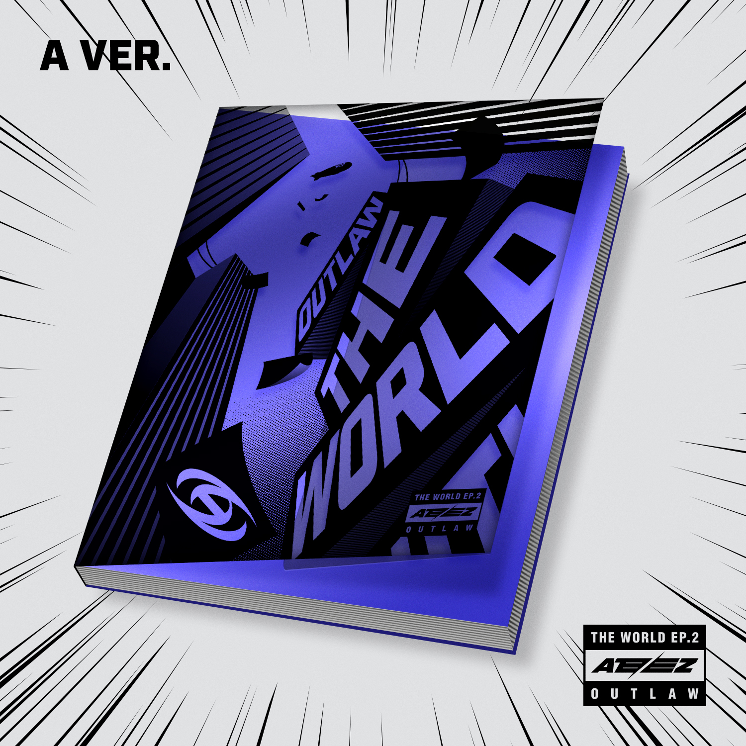 ATEEZ - 'THE WORLD EP.2: OUTLAW' Album Cover by phs129 on DeviantArt