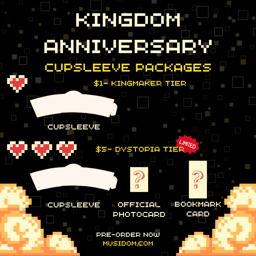 [PRÉCOMMANDE] Package Cupsleeve anniversaire KINGDOM