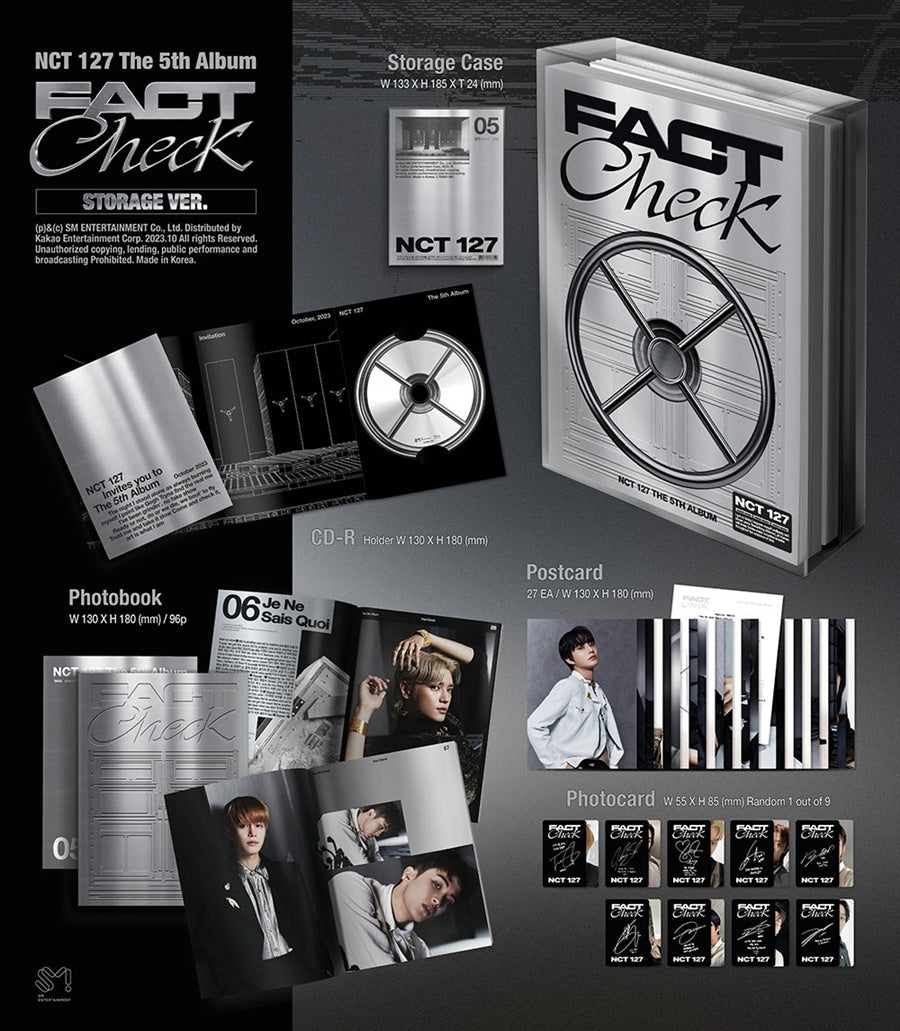 [NCT 127] 5th Full Album [Fact Check] (Storage Ver.)