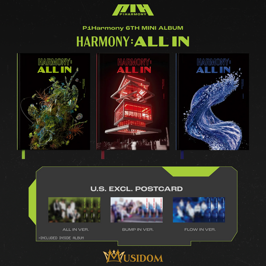 P1Harmony 6th Mini Album [HARMONY : ALL IN] (U.S. Ver.)